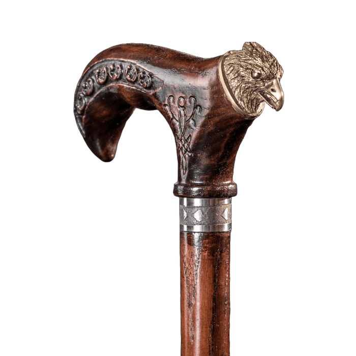 Eagle Walking Stick, Wooden Walking Cane - Design Canes