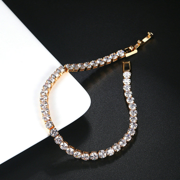 Tennis Bracelet | 14K Gold 4mm