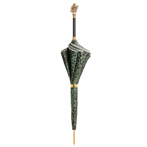 Green leopard umbrella