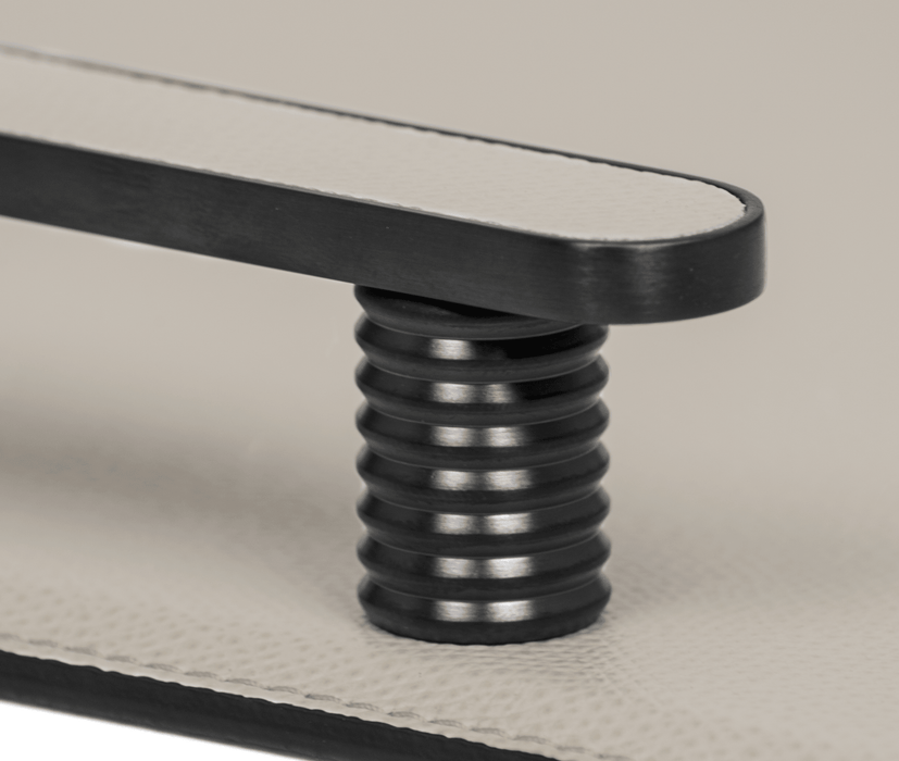 Elegant Aluminium Composite Venaria Tray with Linear Metal Handle