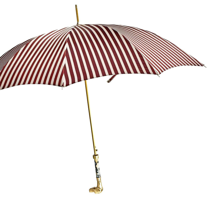 Elegant Automatic Umbrella with 24K Gold-Plated Pointed Handle