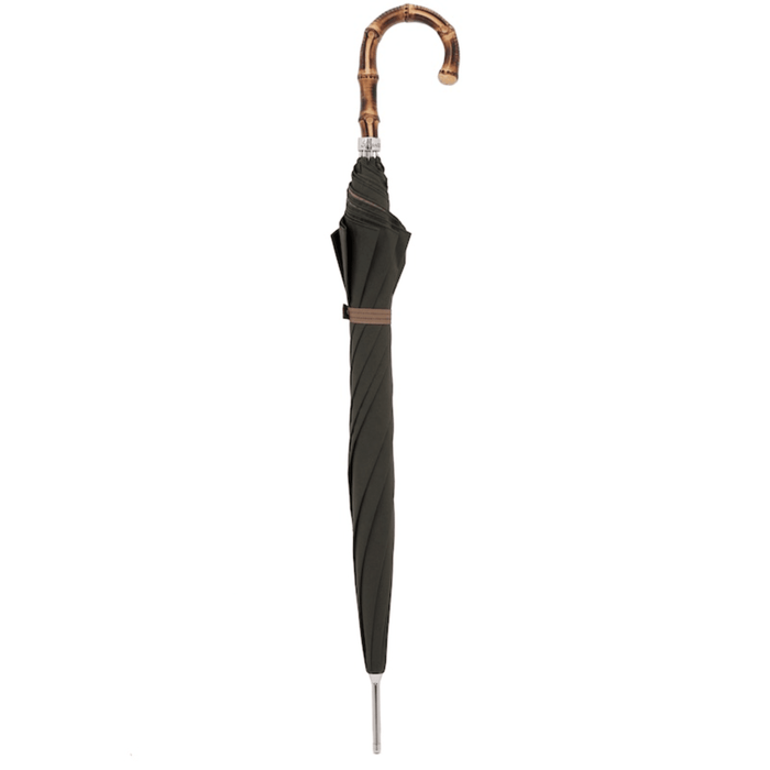 Elegant Bicolor Gent Umbrella with Whangee Handle