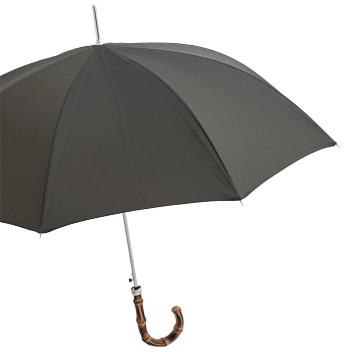 Elegant Bicolor Gent Umbrella with Whangee Handle