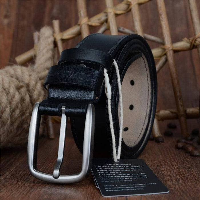 Elegant Casual Leather Belt For Men, Konstantine Model