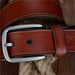 Elegant Casual Leather Belt For Men, Konstantine Model