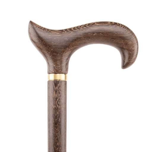 Elegant Derby Walking Cane For Men, Ergonomic Handle Grip