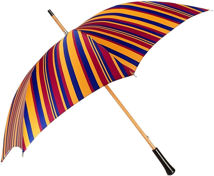 Elegant Design and Vibrant Colors Handcrafted Striped Umbrella