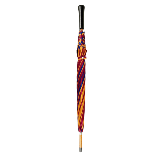 Elegant Design and Vibrant Colors Handcrafted Striped Umbrella