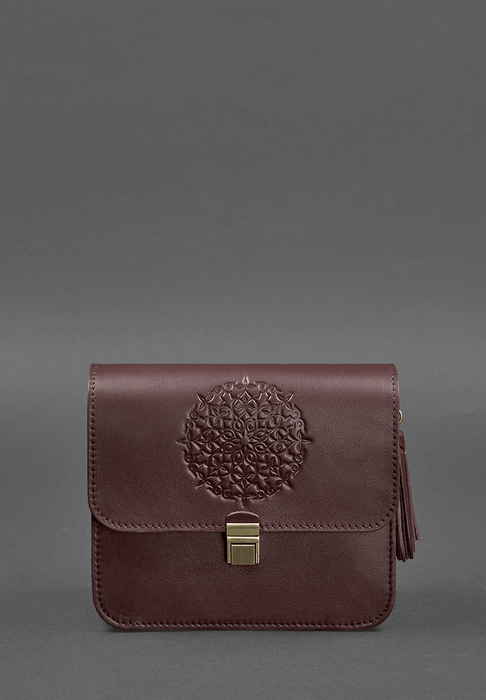 Elegant Design Leather Crossbody Bag with Embossing for Women