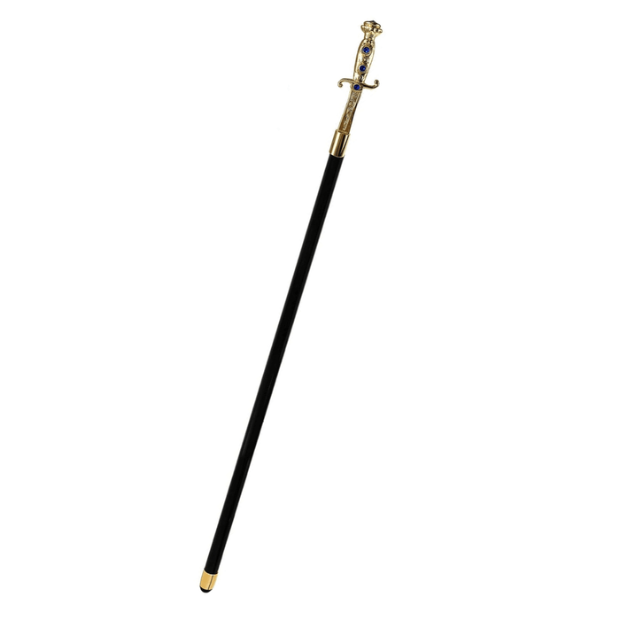 Elegant Design Luxury Cane with Sword Handle