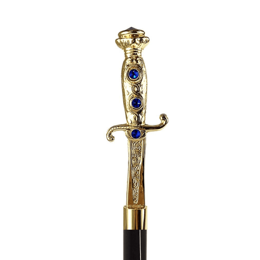 Elegant Design Luxury Cane with Sword Handle