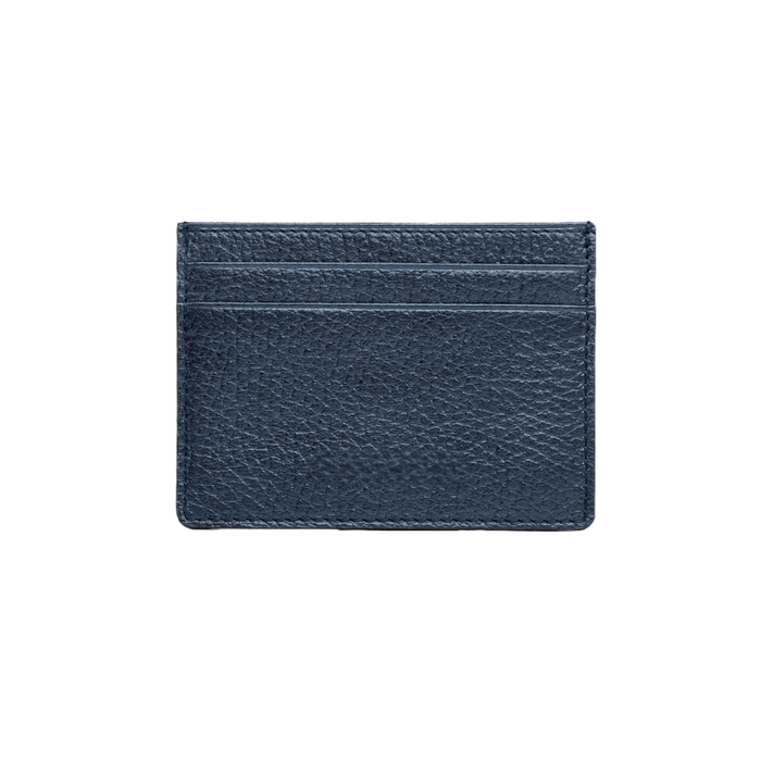 Elegant Design Navy Blue Leather Card Holder