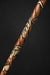 Elegant Design Walking Stick Acorn Hand Carved, Сolored