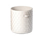 Stylish Demetra home basket with wheels, crafted by designer