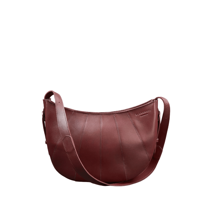 Unique designer leather shoulder bag