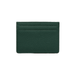 Elegant Green Minimalist Leather Card Holder