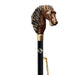 Elegant Hand-Painted 24K Gold-Plated Horse Shoehorn