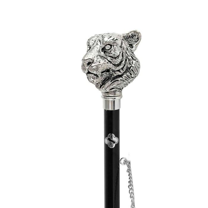 Elegant Handcrafted Silverplated Tiger Shoehorn