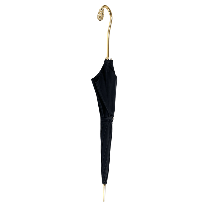 Elegant designer umbrella with understated elegance and refined detailing