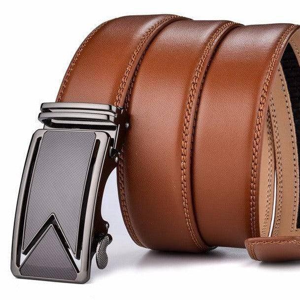 Elegant Leather Suit Belt For Men, Velxe Model