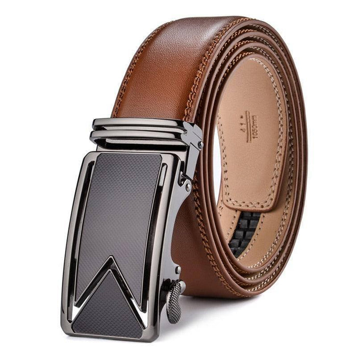 Elegant Leather Suit Belt For Men, Velxe Model