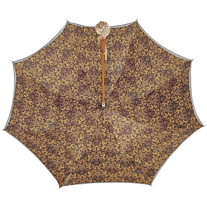 Elegant Lion Collection 24K Gold-Plated Luxury Umbrella