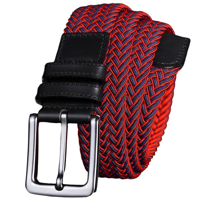 Elegant Men's Elastic Braided Belt, Joris Model