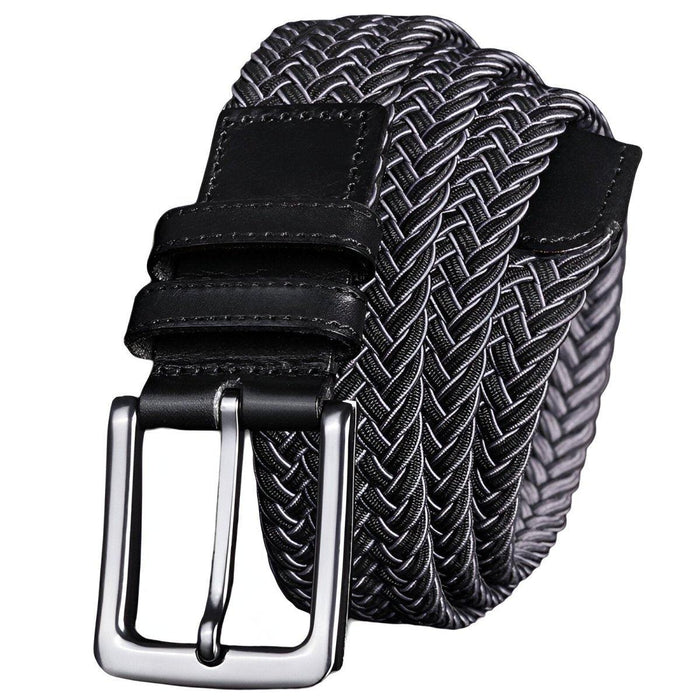 Elegant Men's Elastic Braided Belt, Joris Model