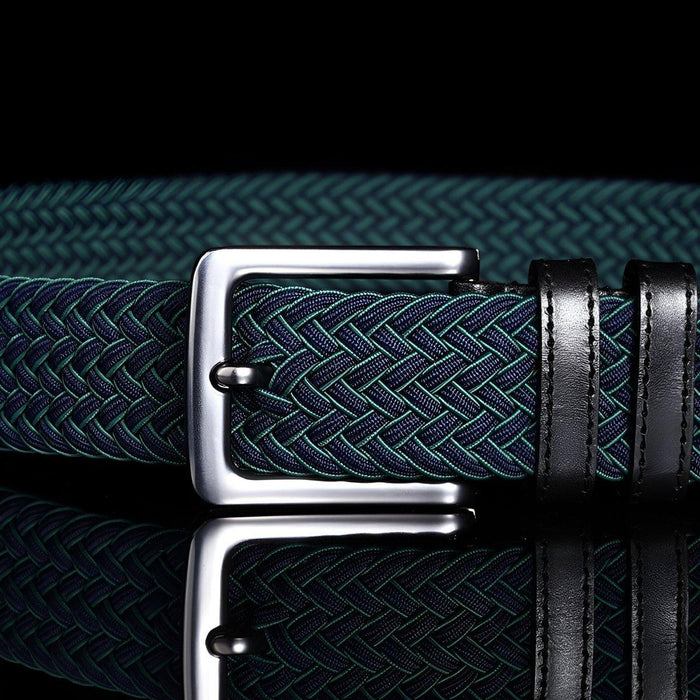 Elegant Men's Elastic Braided Belt, Joris Model