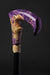 Elegant Purple Walking Cane for Young Adults, Stylish Handle