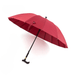 Elegant Red Automatic Windproof Walking Cane Umbrella