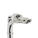 Elegant Silver Handle Greyhound Dog Head Walking Cane