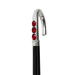 Elegant Sturdy Walking Cane With Red Crystal