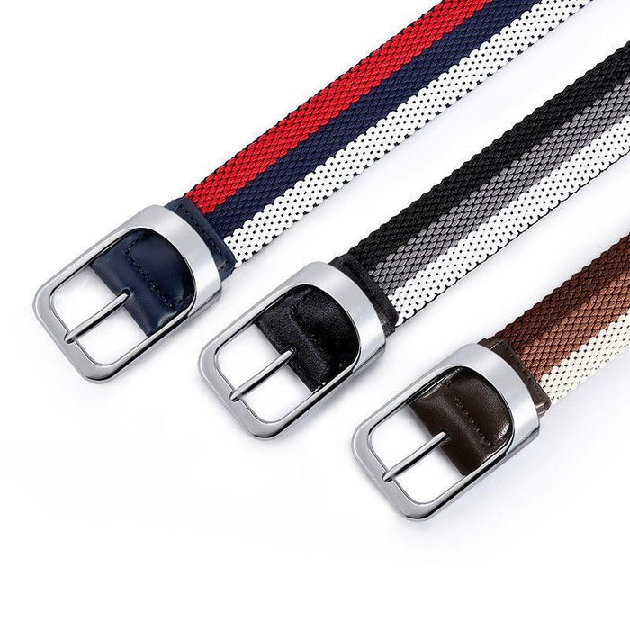 Elegant Stylish Men's Elastic Braided Belt