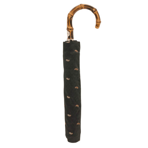 Elegant Telescopic Umbrella with Whangee Handle