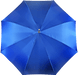 Trendy umbrella with vibrant blue hue