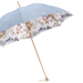 Elegant Women Unique Light Blue Umbrella with Butterflies Interior