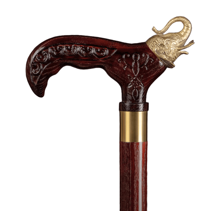 Elephant Handle Walking Stick For Men and Women