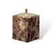 Elegant Brown Dark Marble Bathroom Set