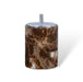 Elegant Brown Dark Marble Bathroom Set