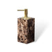 Elegant Brown Dark Marble Bathroom Set
