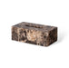 Elegant Brown Dark Marble Bathroom Set