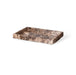 Elegant Brown Dark Marble Bathroom Set
