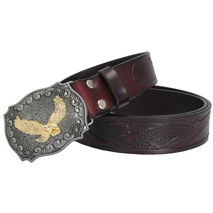 Stylish leather belts for men