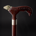Luxury Wooden Walking Stick for Men with Brass Ram Head