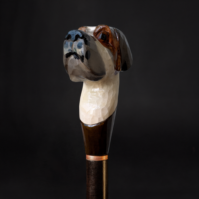 Holzgeschnitzte Gehstöcke für Frauen, Flamingo-Gehstock 