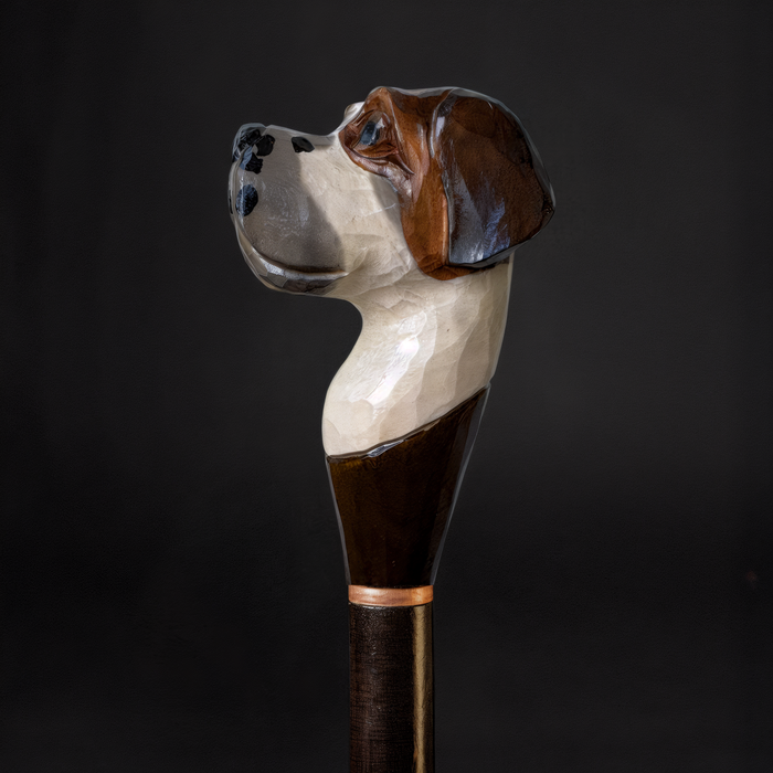 Holzgeschnitzte Gehstöcke für Frauen, Flamingo-Gehstock 