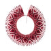 Pink Burgundy Beaded Collar – Shiny Boho Evening Necklace