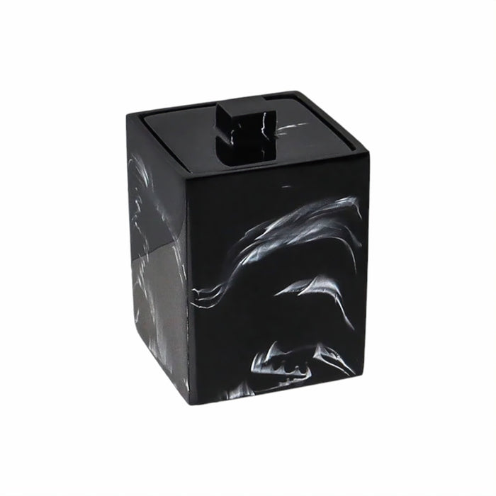 Black Marble Bathroom Set – Elegant White Veins