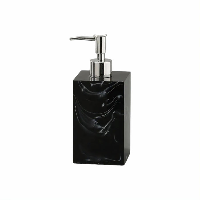 Black Marble Bathroom Set – Elegant White Veins